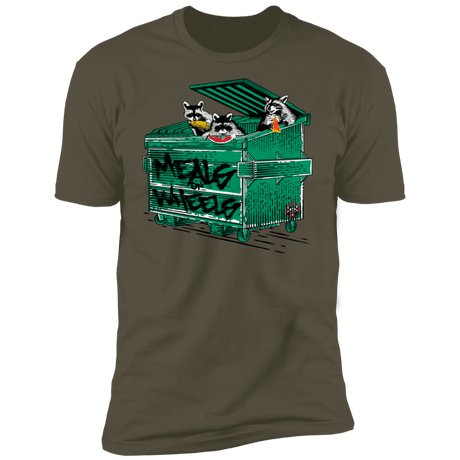 T-Shirts Military Green / S Meals on Wheels Men's Premium T-Shirt