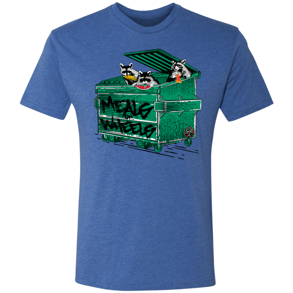 T-Shirts Vintage Royal / S Meals on Wheels Men's Triblend T-Shirt