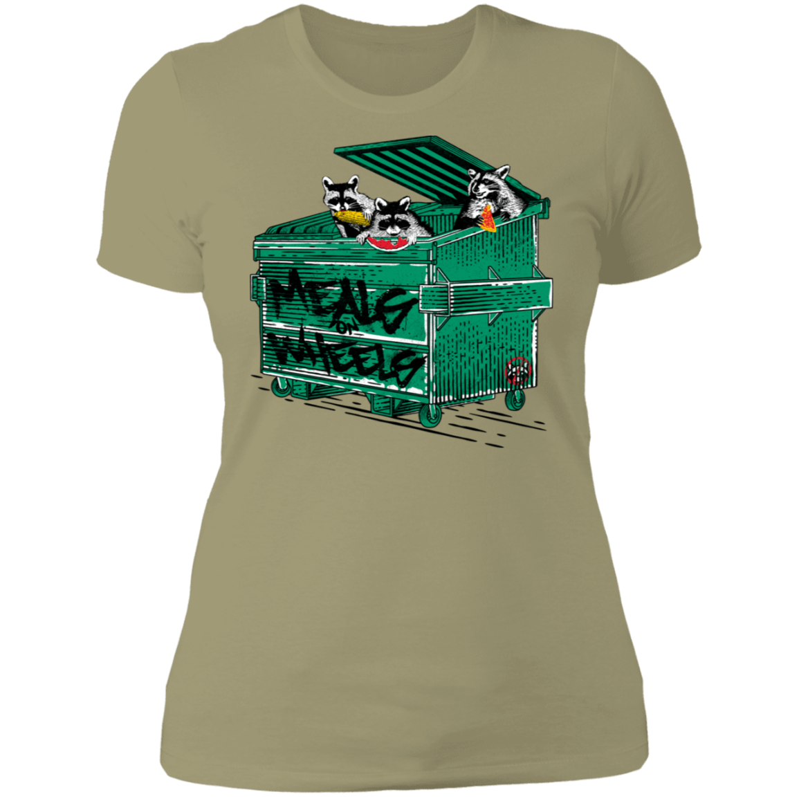 T-Shirts Light Olive / S Meals on Wheels Women's Premium T-Shirt