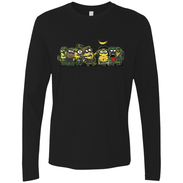 T-Shirts Black / Small Meat Grinder Platoon Men's Premium Long Sleeve