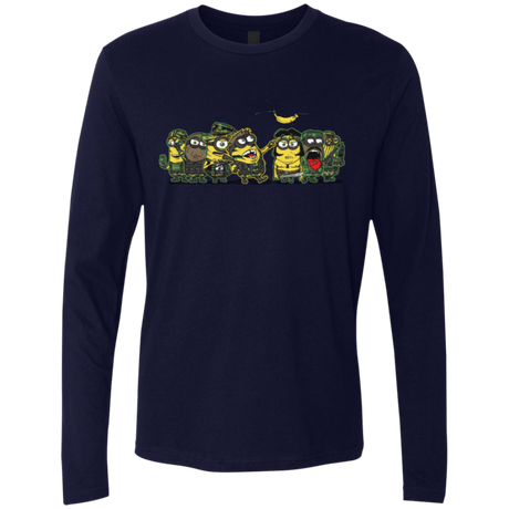 T-Shirts Midnight Navy / Small Meat Grinder Platoon Men's Premium Long Sleeve