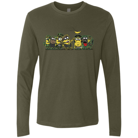 T-Shirts Military Green / Small Meat Grinder Platoon Men's Premium Long Sleeve