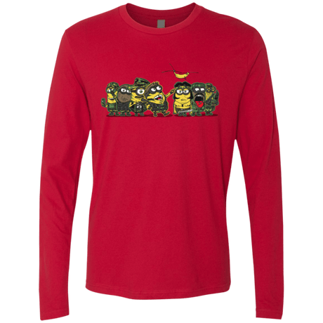 T-Shirts Red / Small Meat Grinder Platoon Men's Premium Long Sleeve