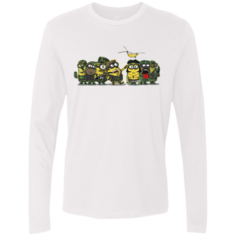 T-Shirts White / Small Meat Grinder Platoon Men's Premium Long Sleeve