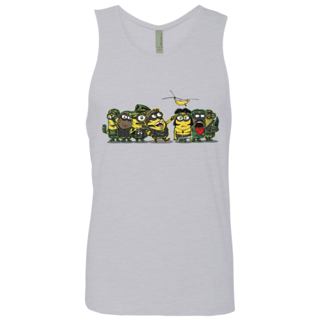 T-Shirts Heather Grey / Small Meat Grinder Platoon Men's Premium Tank Top