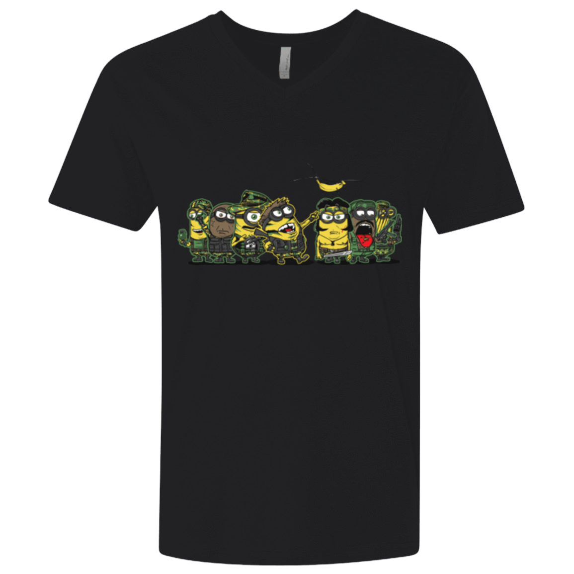 T-Shirts Black / X-Small Meat Grinder Platoon Men's Premium V-Neck