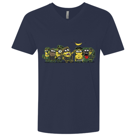 T-Shirts Midnight Navy / X-Small Meat Grinder Platoon Men's Premium V-Neck