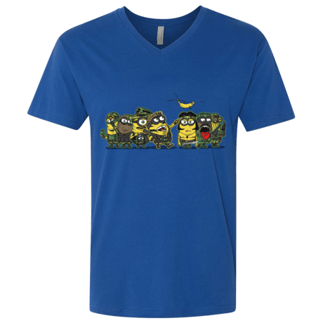 T-Shirts Royal / X-Small Meat Grinder Platoon Men's Premium V-Neck