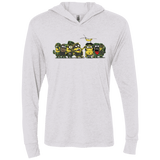 T-Shirts Heather White / X-Small Meat Grinder Platoon Triblend Long Sleeve Hoodie Tee