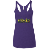 T-Shirts Purple Rush / X-Small Meat Grinder Platoon Women's Triblend Racerback Tank
