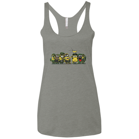 T-Shirts Venetian Grey / X-Small Meat Grinder Platoon Women's Triblend Racerback Tank