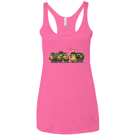 T-Shirts Vintage Pink / X-Small Meat Grinder Platoon Women's Triblend Racerback Tank