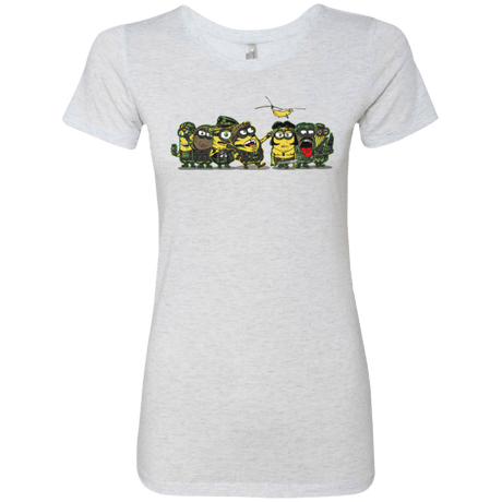 T-Shirts Heather White / Small Meat Grinder Platoon Women's Triblend T-Shirt