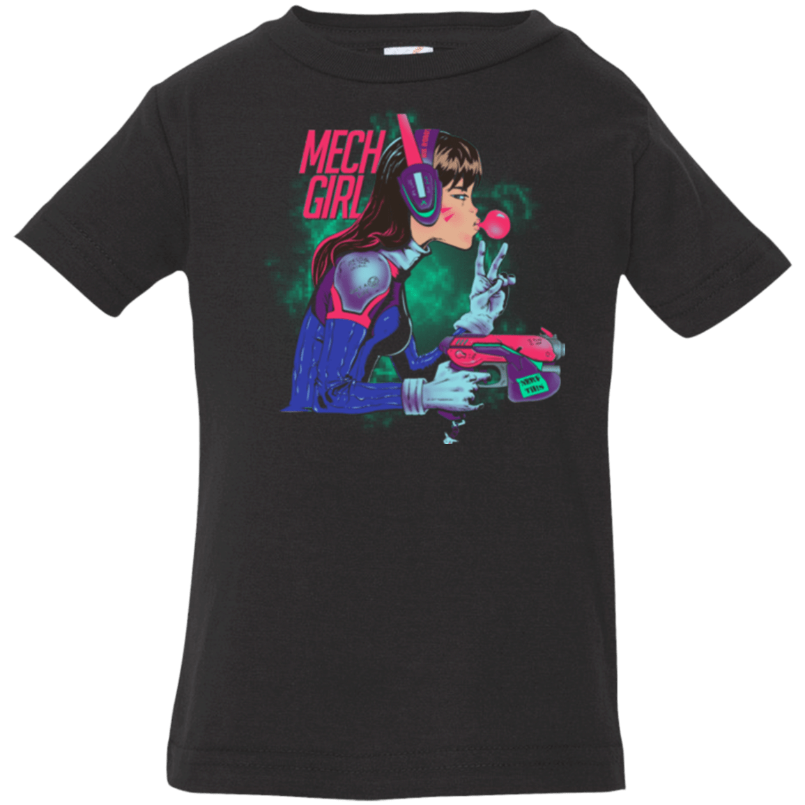 T-Shirts Black / 6 Months Mech Girl Infant Premium T-Shirt