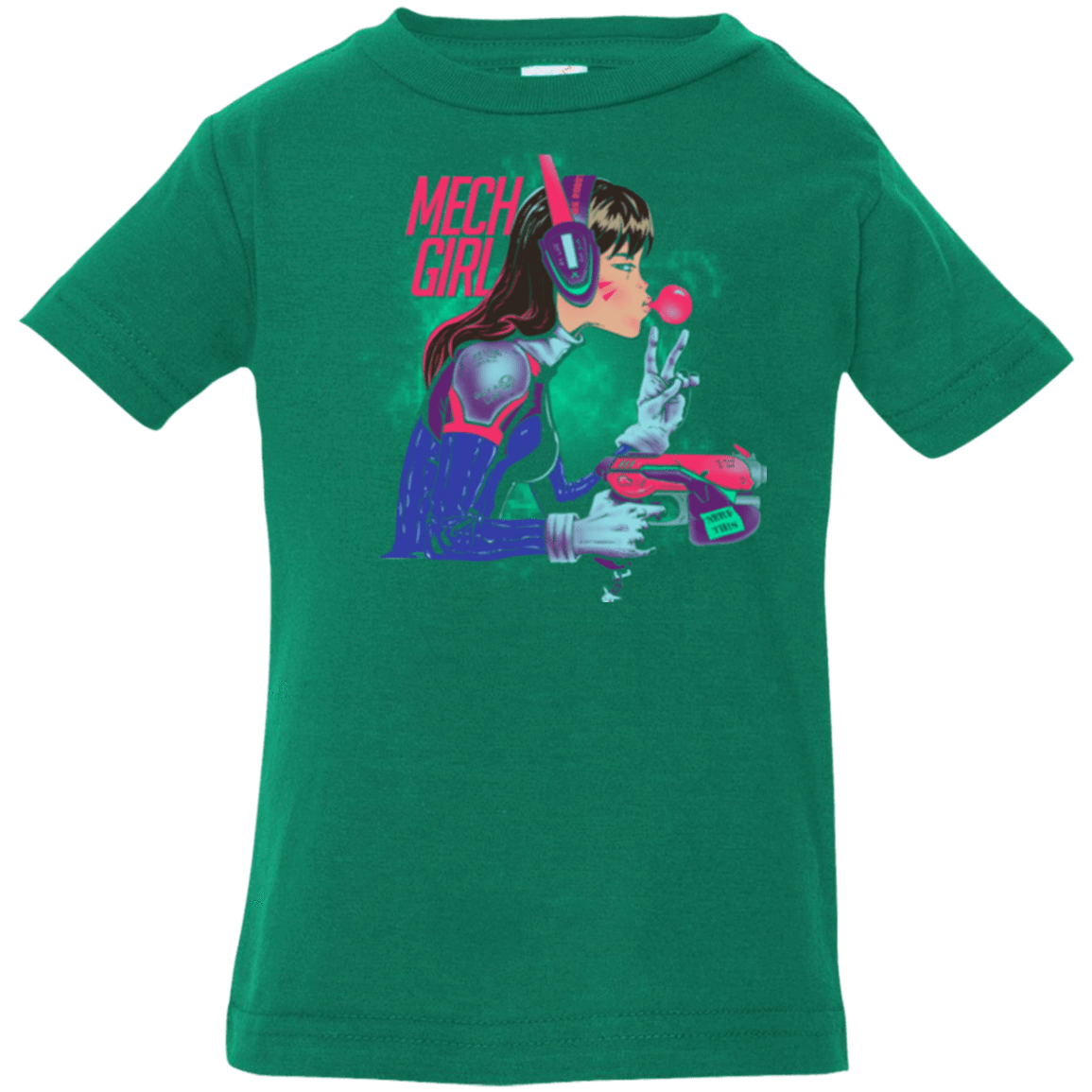T-Shirts Kelly / 6 Months Mech Girl Infant Premium T-Shirt