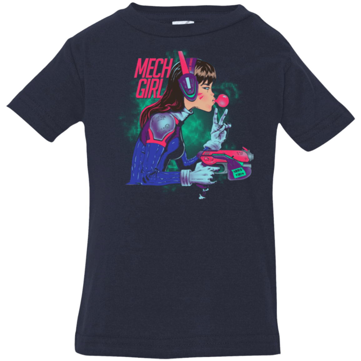 T-Shirts Navy / 6 Months Mech Girl Infant Premium T-Shirt