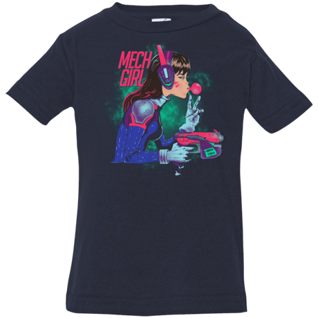 T-Shirts Navy / 6 Months Mech Girl Infant Premium T-Shirt