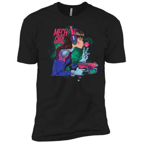 T-Shirts Black / X-Small Mech Girl Men's Premium T-Shirt