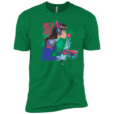 T-Shirts Kelly Green / X-Small Mech Girl Men's Premium T-Shirt