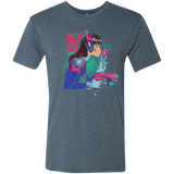 T-Shirts Indigo / Small Mech Girl Men's Triblend T-Shirt