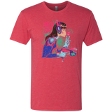 T-Shirts Vintage Red / Small Mech Girl Men's Triblend T-Shirt