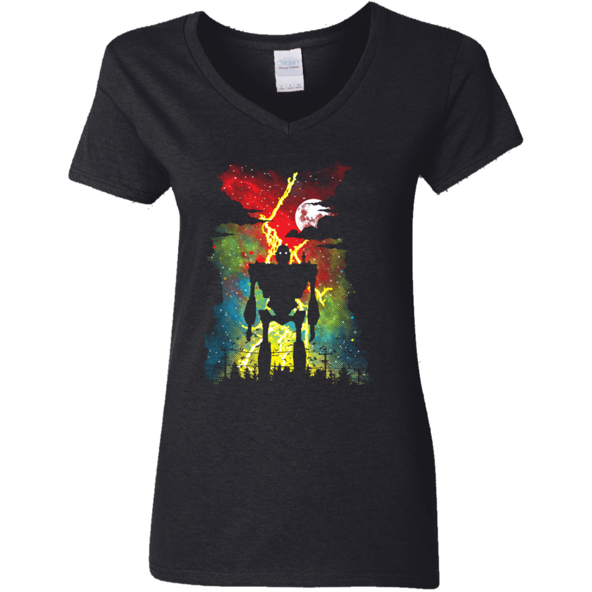 T-Shirts Black / S Mechanical Friend Women's V-Neck T-Shirt