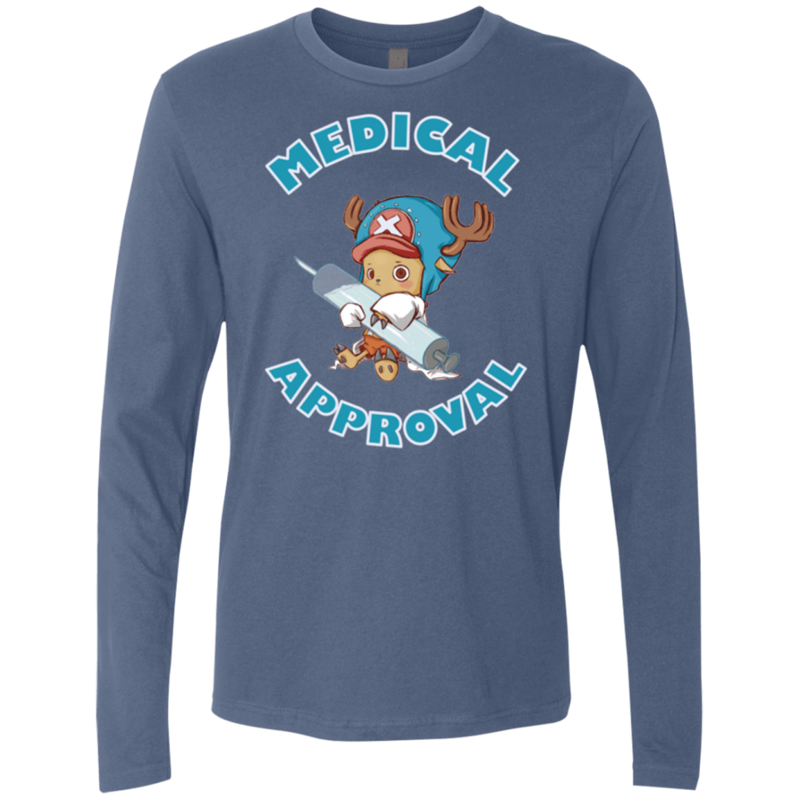 T-Shirts Indigo / Small Medical approval Men's Premium Long Sleeve