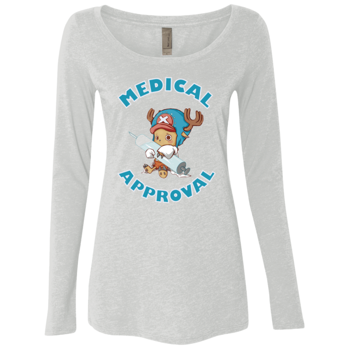 T-Shirts Heather White / Small Medical approval Women's Triblend Long Sleeve Shirt