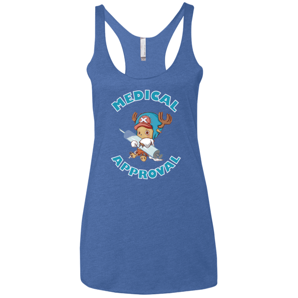 T-Shirts Vintage Royal / X-Small Medical approval Women's Triblend Racerback Tank