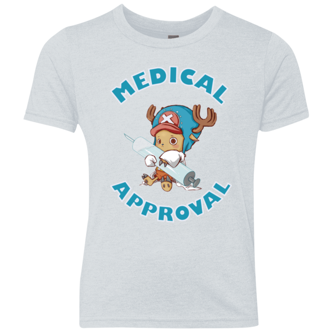 T-Shirts Heather White / YXS Medical approval Youth Triblend T-Shirt