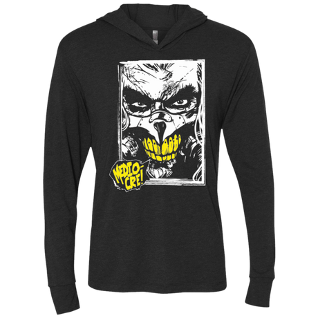 T-Shirts Vintage Black / X-Small Mediocre II Triblend Long Sleeve Hoodie Tee