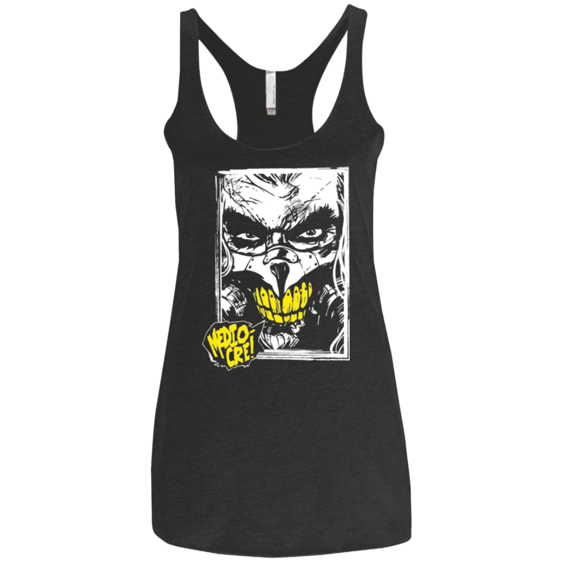 T-Shirts Vintage Black / X-Small Mediocre II Women's Triblend Racerback Tank