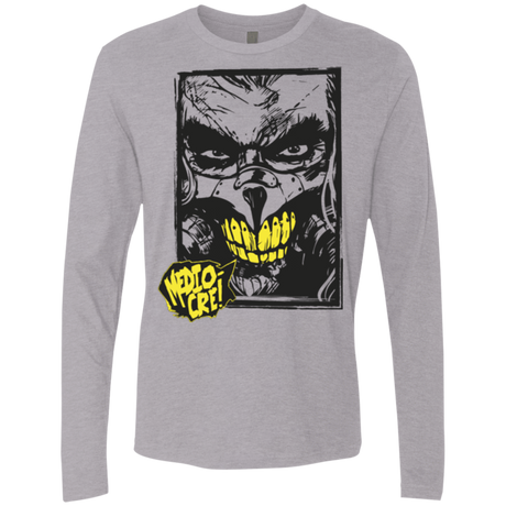 T-Shirts Heather Grey / Small Mediocre Men's Premium Long Sleeve