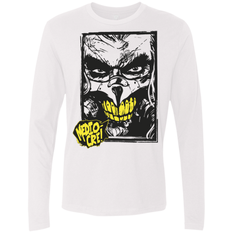 T-Shirts White / Small Mediocre Men's Premium Long Sleeve