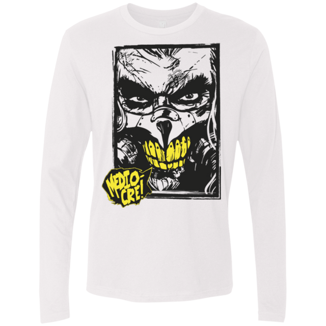 T-Shirts White / Small Mediocre Men's Premium Long Sleeve