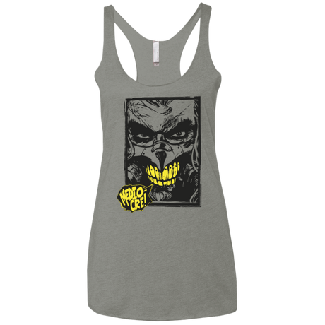 T-Shirts Venetian Grey / X-Small Mediocre Women's Triblend Racerback Tank