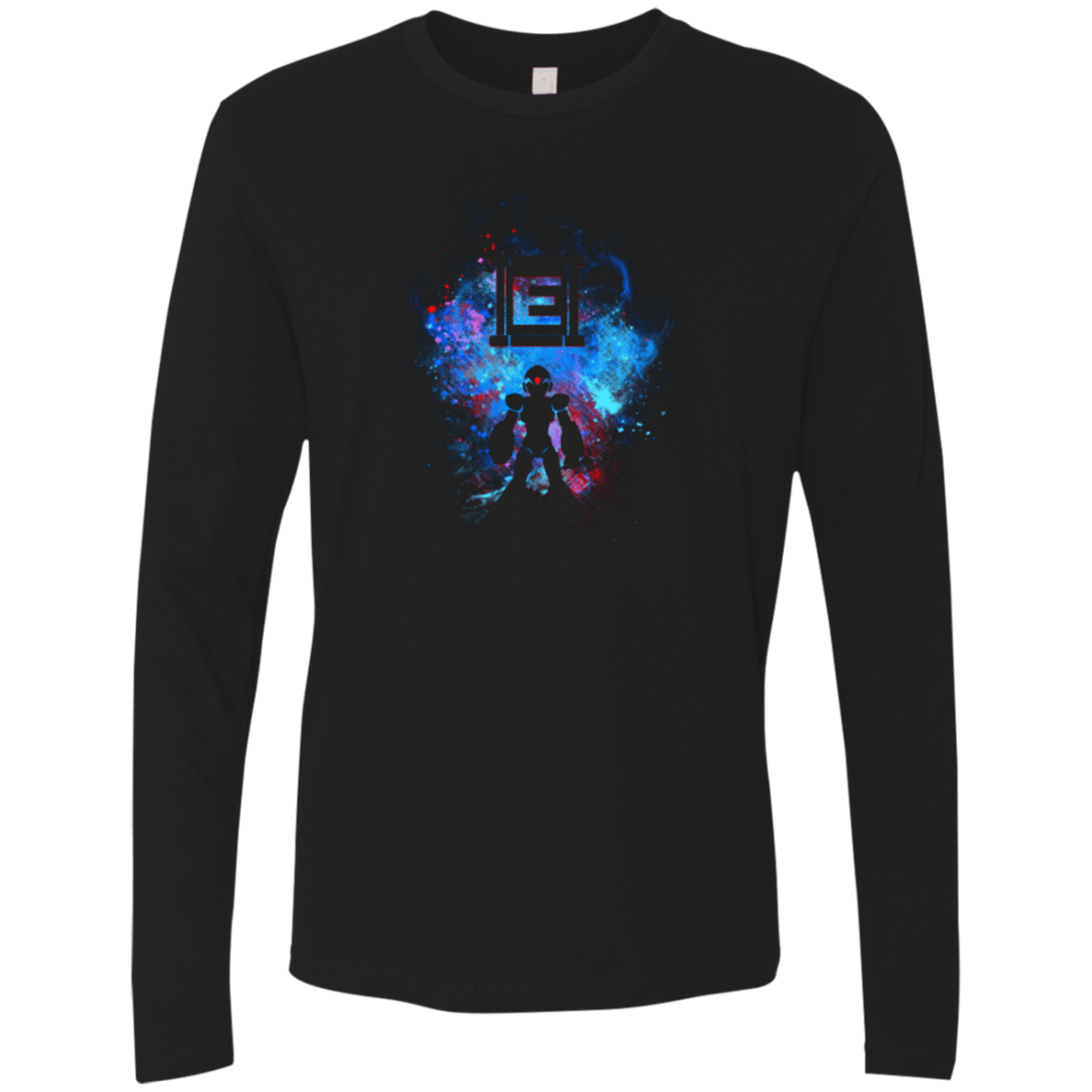 T-Shirts Black / Small MEGA ART Men's Premium Long Sleeve