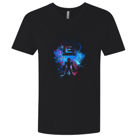 T-Shirts Black / X-Small MEGA ART Men's Premium V-Neck