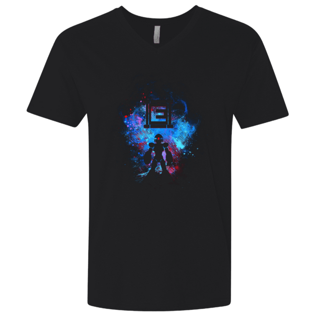 T-Shirts Black / X-Small MEGA ART Men's Premium V-Neck