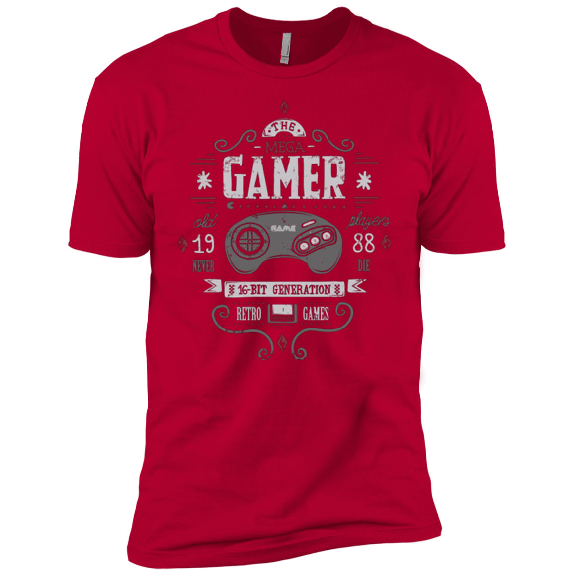 T-Shirts Red / YXS Mega Gamer Boys Premium T-Shirt