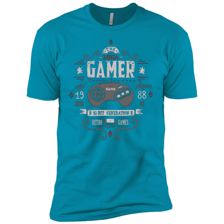 T-Shirts Turquoise / YXS Mega Gamer Boys Premium T-Shirt