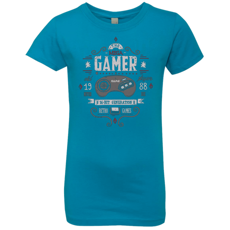 T-Shirts Turquoise / YXS Mega Gamer Girls Premium T-Shirt