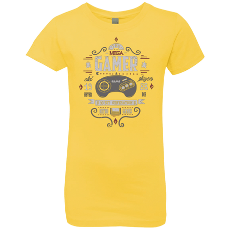 T-Shirts Vibrant Yellow / YXS Mega Gamer Girls Premium T-Shirt