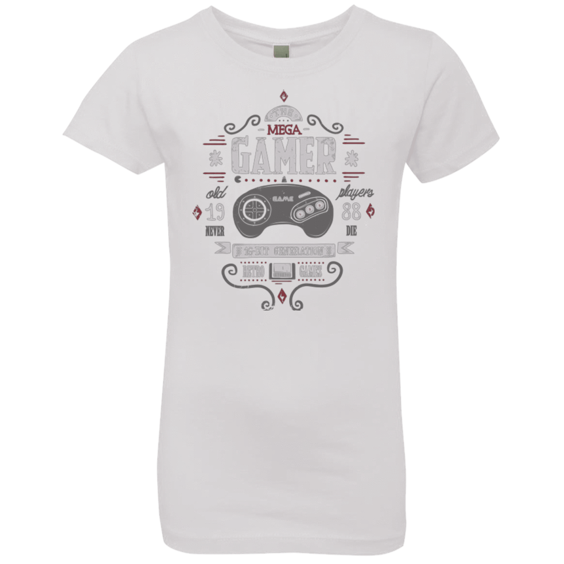 T-Shirts White / YXS Mega Gamer Girls Premium T-Shirt