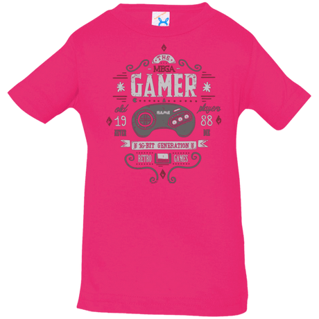 T-Shirts Hot Pink / 6 Months Mega Gamer Infant Premium T-Shirt