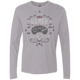 T-Shirts Heather Grey / Small Mega Gamer Men's Premium Long Sleeve