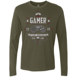 T-Shirts Military Green / Small Mega Gamer Men's Premium Long Sleeve