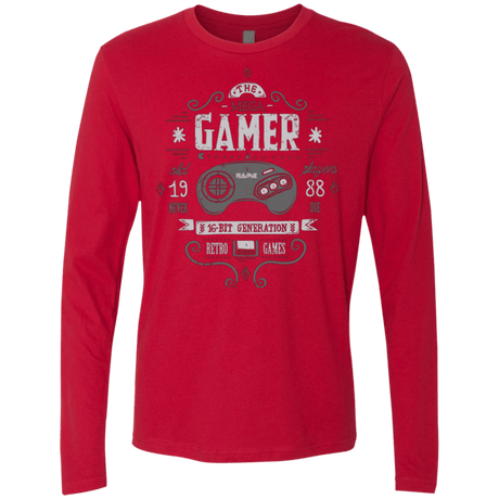 T-Shirts Red / Small Mega Gamer Men's Premium Long Sleeve