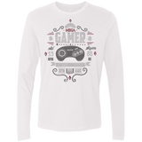T-Shirts White / Small Mega Gamer Men's Premium Long Sleeve