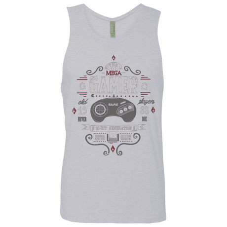 T-Shirts Heather Grey / Small Mega Gamer Men's Premium Tank Top